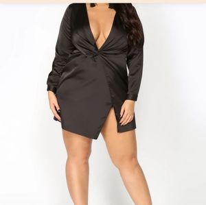 Brand New Fashion Nova Sugar Free Dress Black